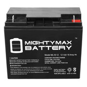 Mighty Max Battery 12V 18AH Battery Replacement for Enduring CB18-12, CB-18-12 - 4 Pack ML18-12MP4167337343
